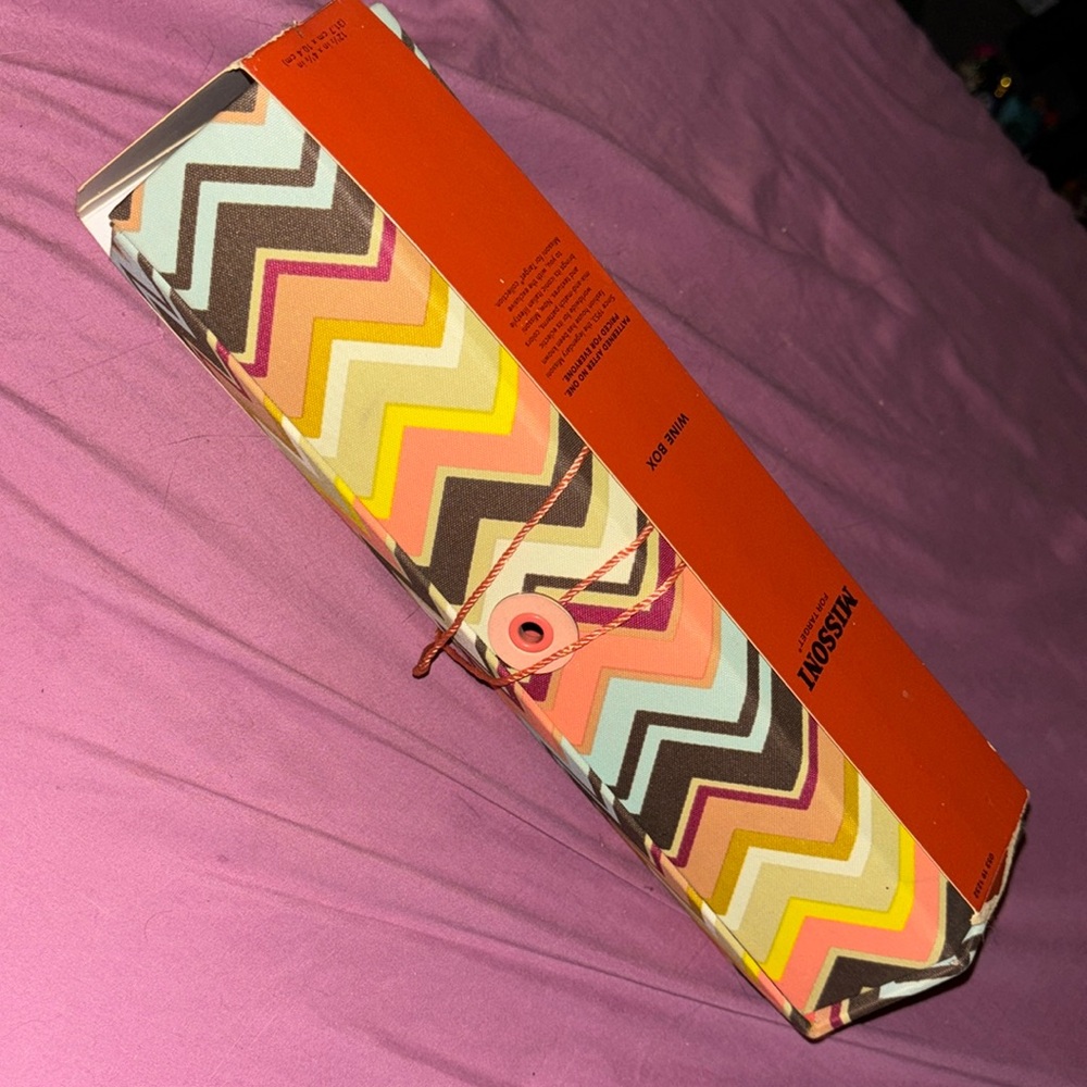 MISSONI for TARGET ZigZag Wine Box